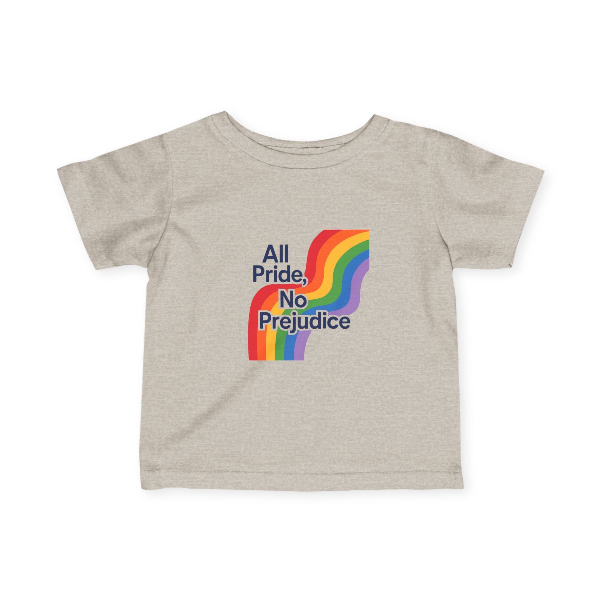 Rainbow Pride Infant Tee, Gay Rights Baby Shirt, Social Justice LGBTQ Onesie, No Prejudice Toddler Top, Pride Parade Kids Clothing