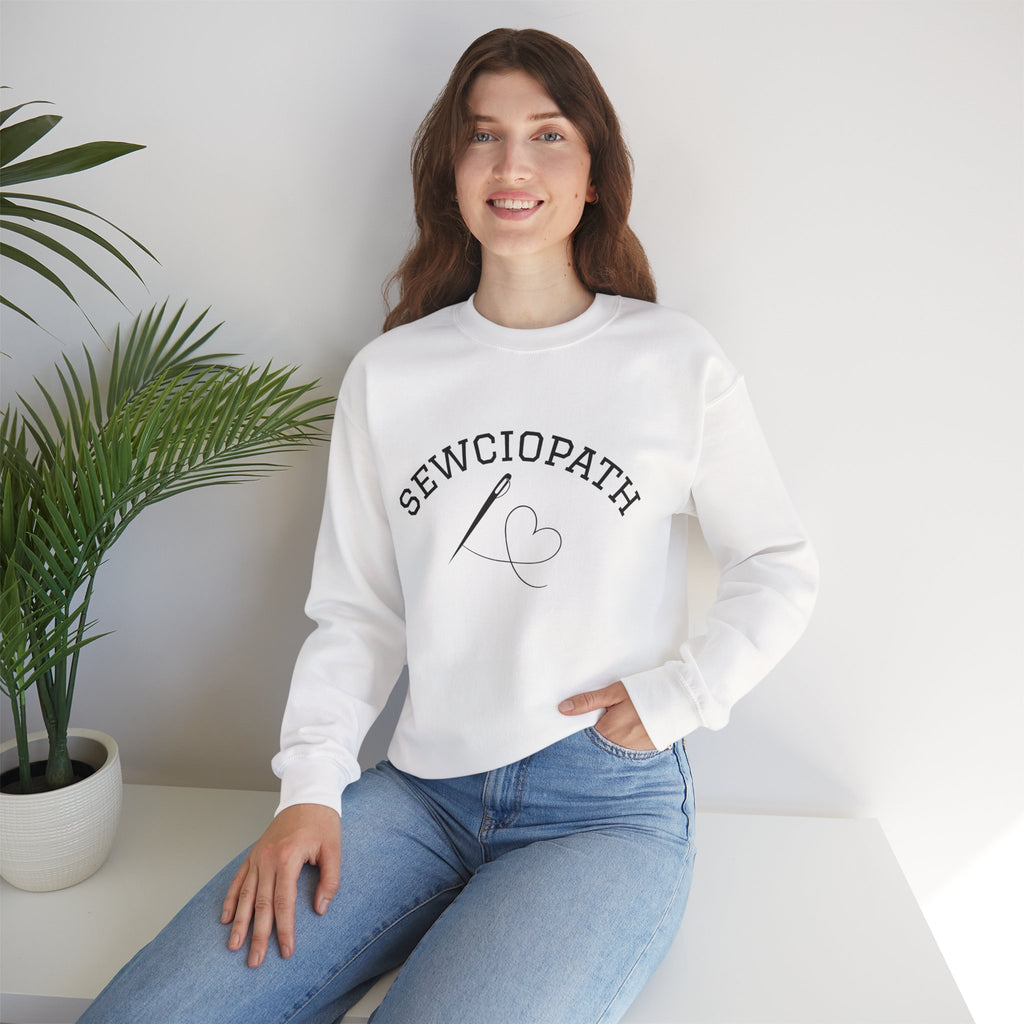 Funny Sewciopath Crewneck Sweatshirt sewing gift