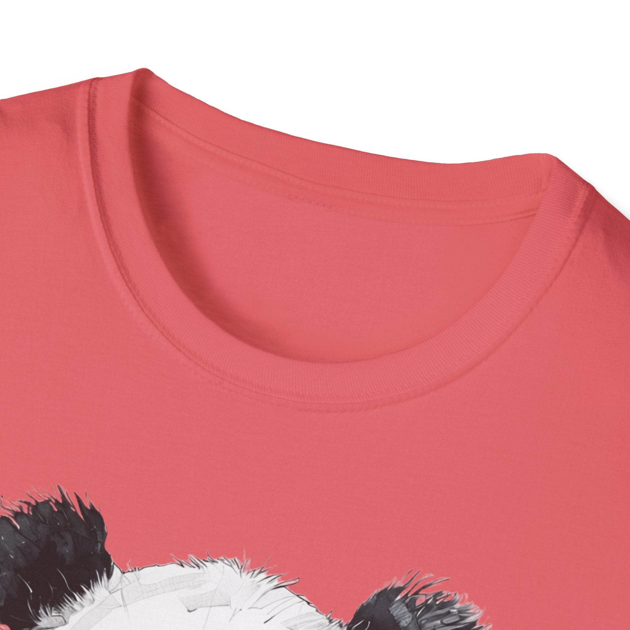 Social Justice Panda Coffee Protest FDT Unisex Softstyle T-Shirt, Anti Trump Activist Tee, Political Statement Shirt