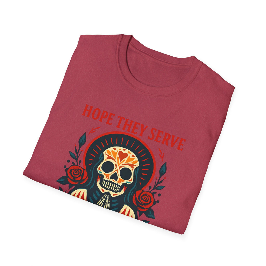 Skull T-Shirt, Funny Taco Lover Gift, Unisex Tee Hope they sell tacos in Hell.