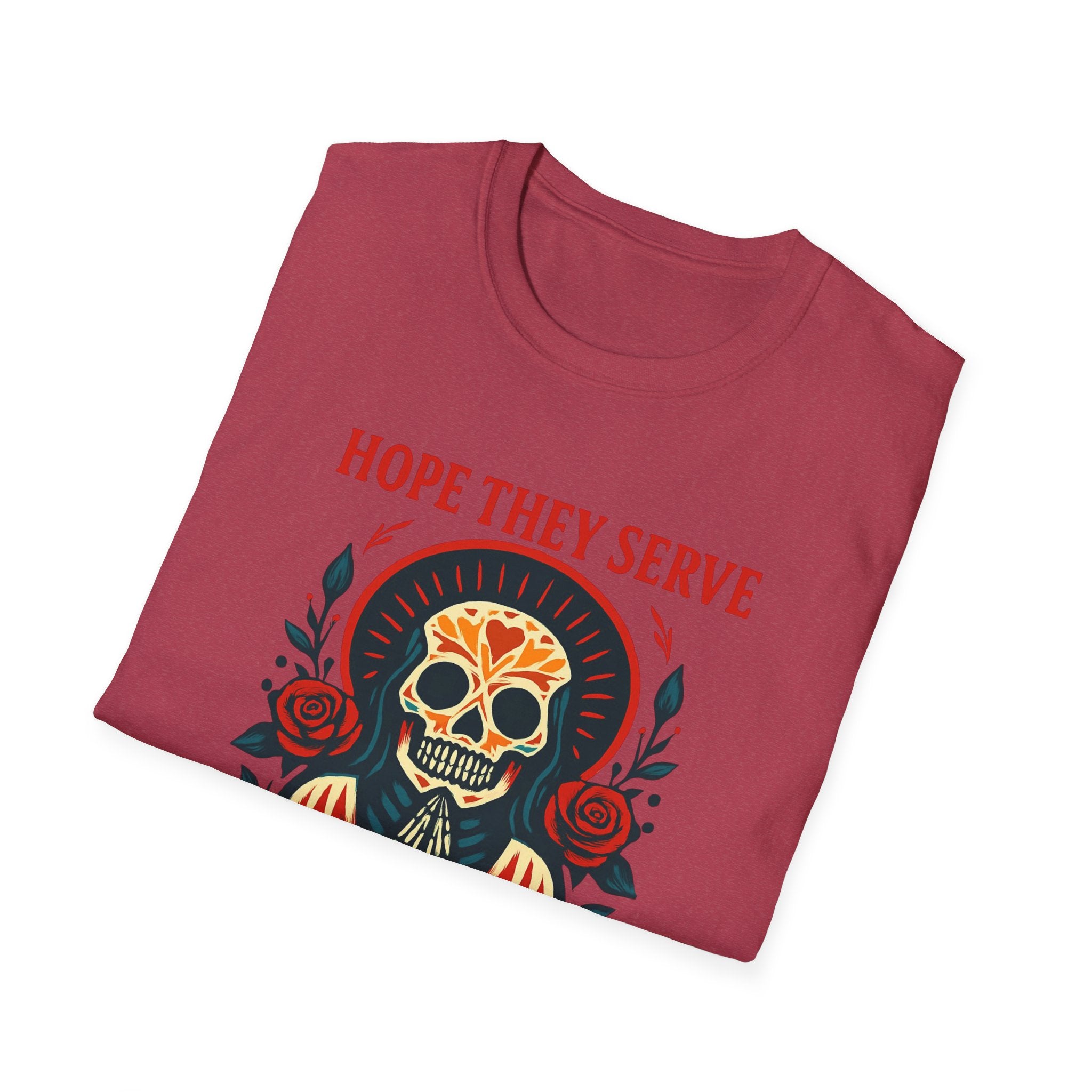 Skull T-Shirt, Funny Taco Lover Gift, Unisex Tee Hope they sell tacos in Hell.
