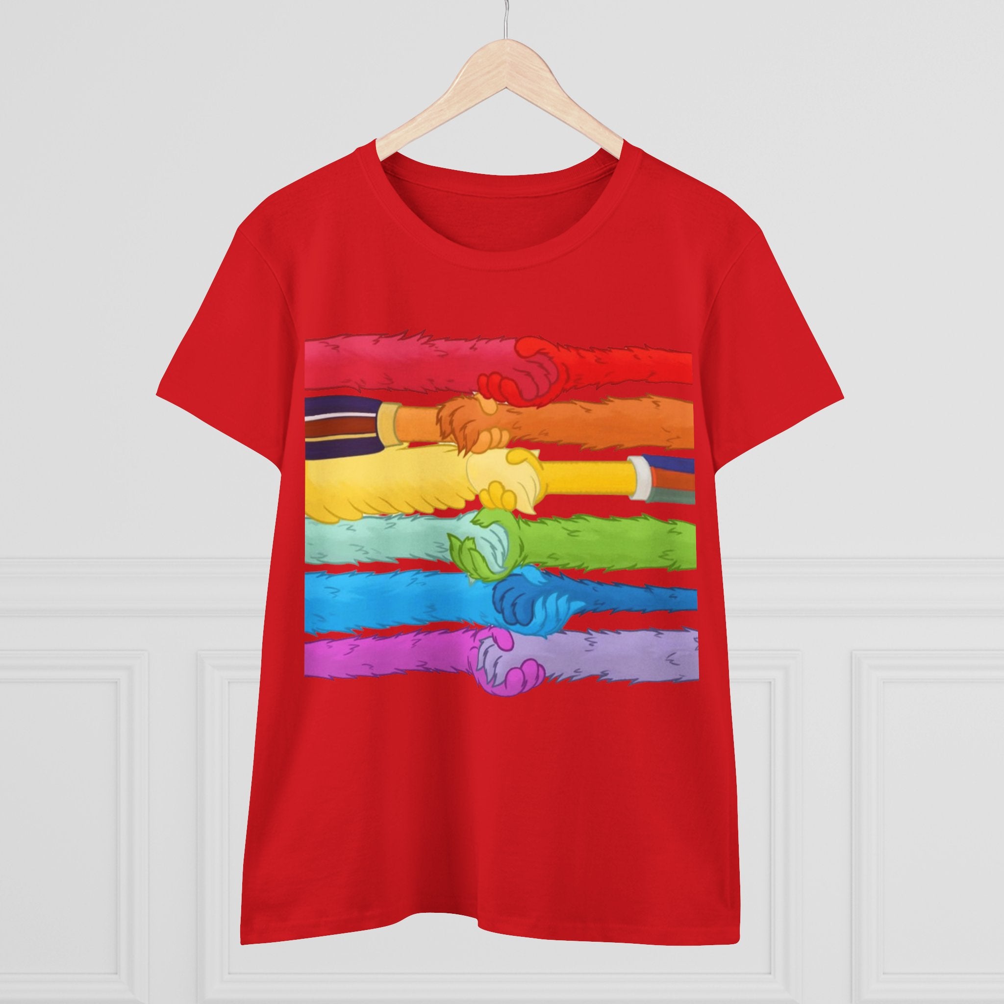Kindness and diversity count! Pride Unity Tee, LGBTQ+ Cotton T-Shirt for Celebrations, Rainbow Design, Equality Shirt,  anti Trump Wear
