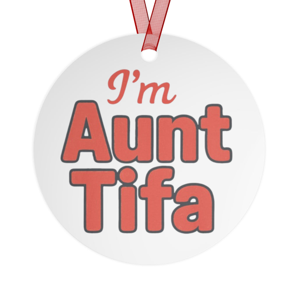 Ornament Set - Aunt Tifa Holiday Decor Anti Trump Antifa