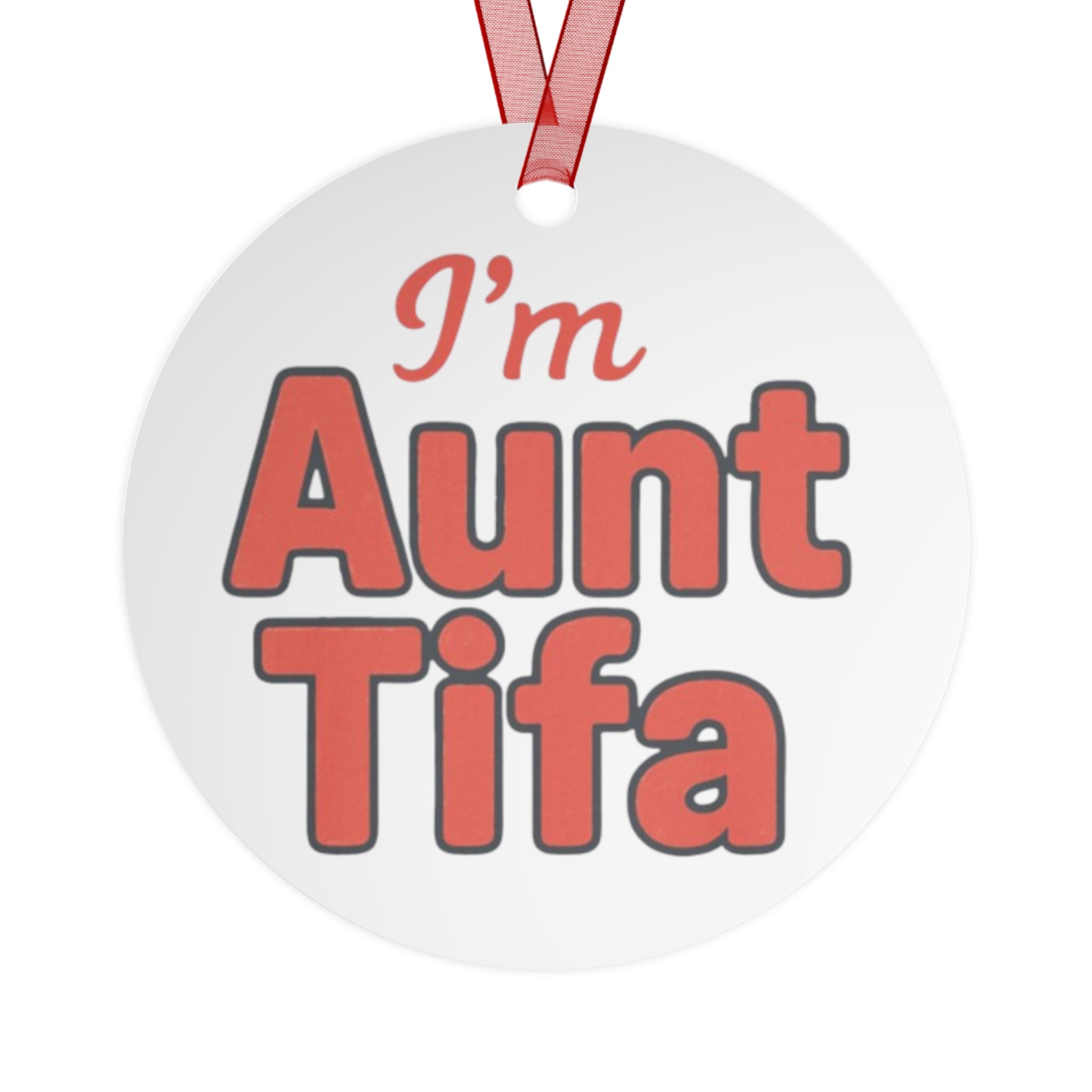 Ornament Set - Aunt Tifa Holiday Decor Anti Trump Antifa