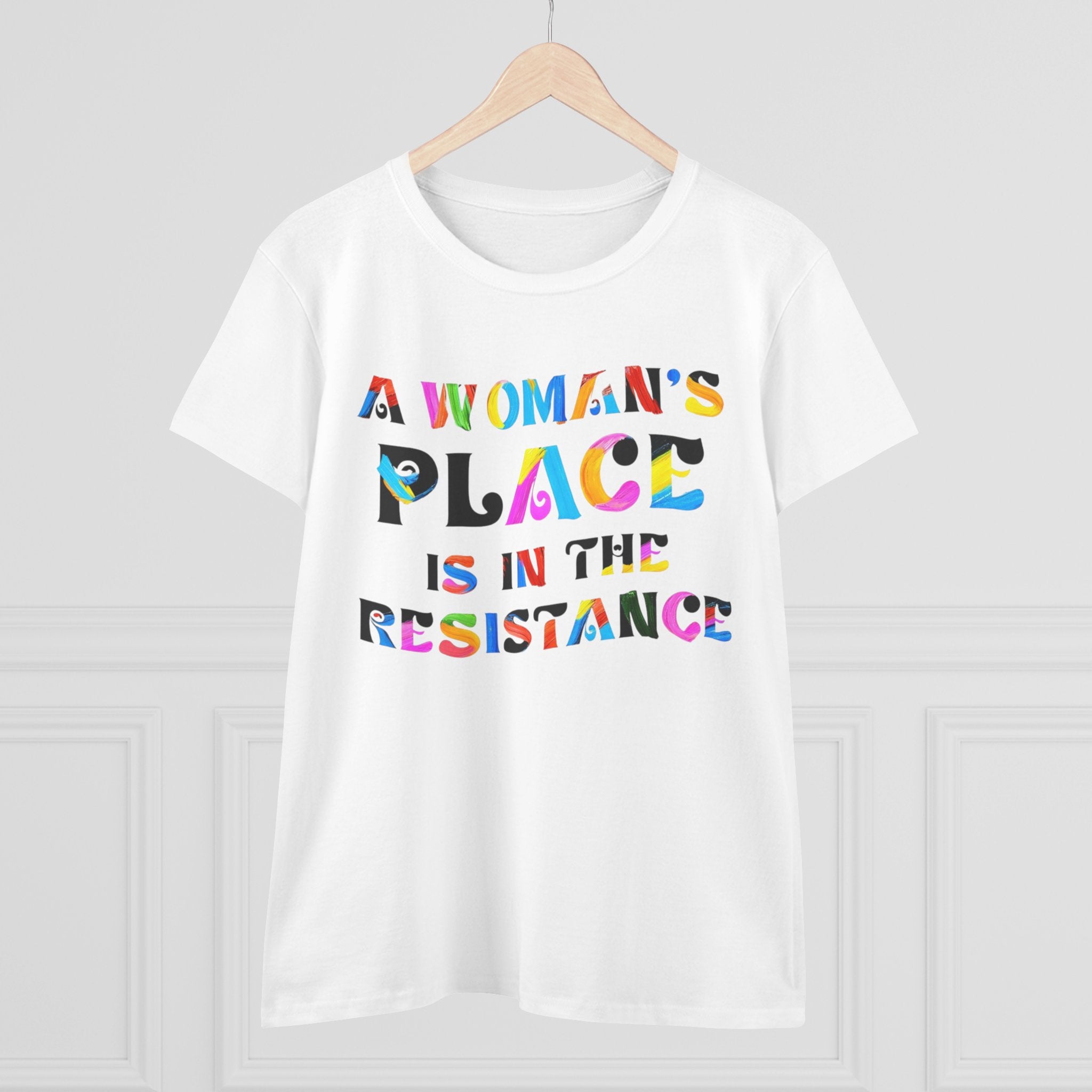 A womans place Feminist Tee, Women's Rights Shirt, Protest Activist Top, Social Justice Clothing, Feminism Tshirt No Kings