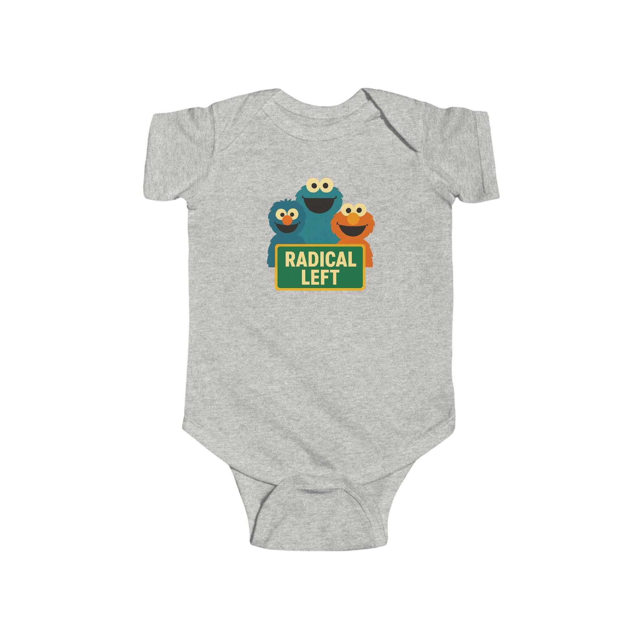 Cute Baby Gift Bodysuit with "Radical Left" Design, Infant Onesie, political Gift, Baby Shower Present, Adorable, liberal gift Baby Fashion