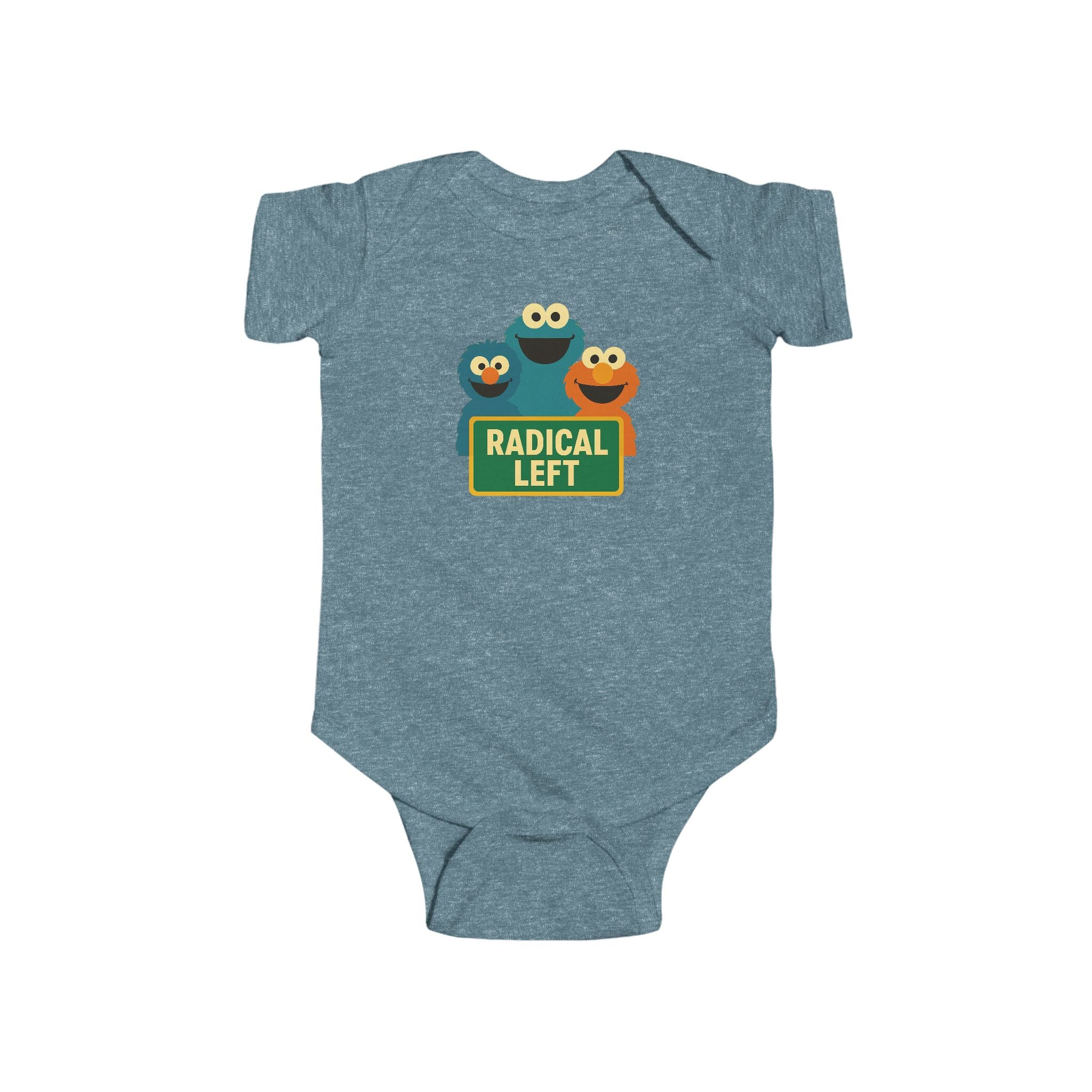 Cute Baby Gift Bodysuit with "Radical Left" Design, Infant Onesie, political Gift, Baby Shower Present, Adorable, liberal gift Baby Fashion