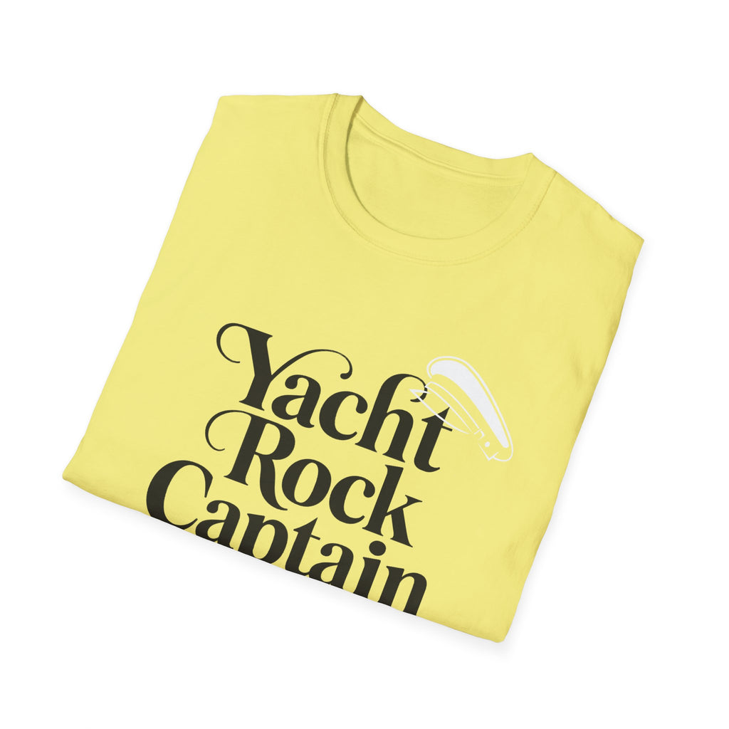 Yacht Rock Captain gift T-Shirt, Retro 70s Music Tee, Vintage Sailboat Shirt, Nautical Captain Top, Boating Apparel, Yachting Gift Unisex