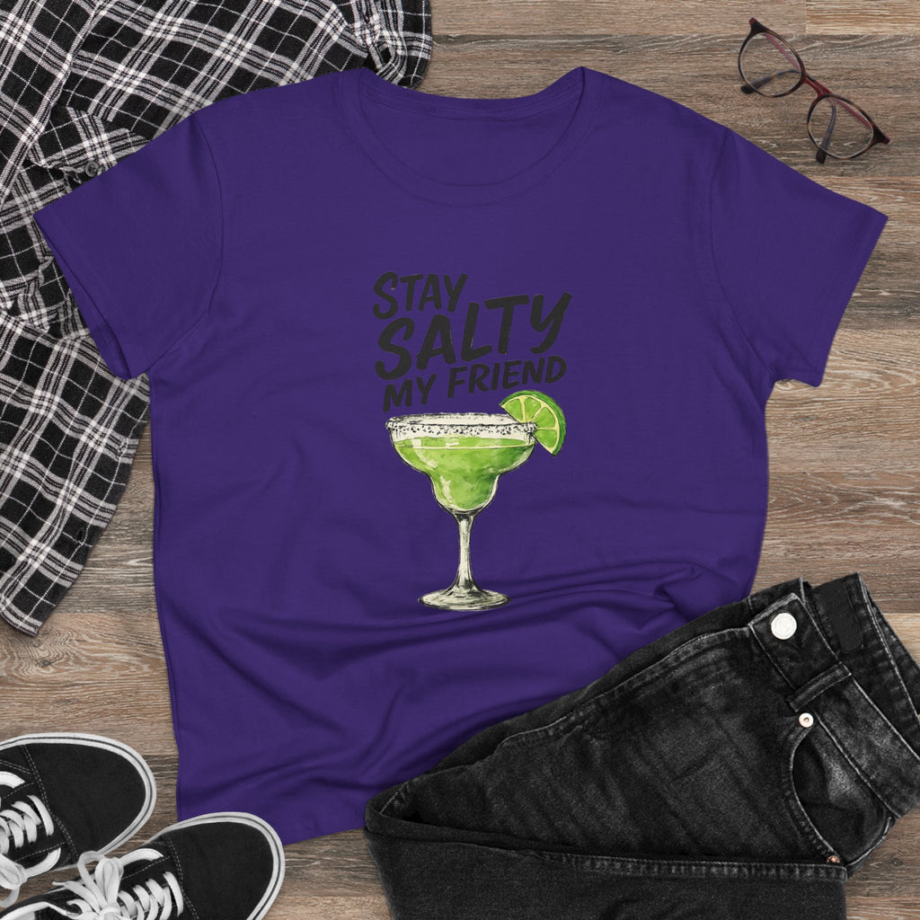 Stay Salty My Friend Margarita Cocktail Party Summer Drinks, Graphic Tee, Beach Vibes Shirt, Summer Vacation Top, Gift for Her,