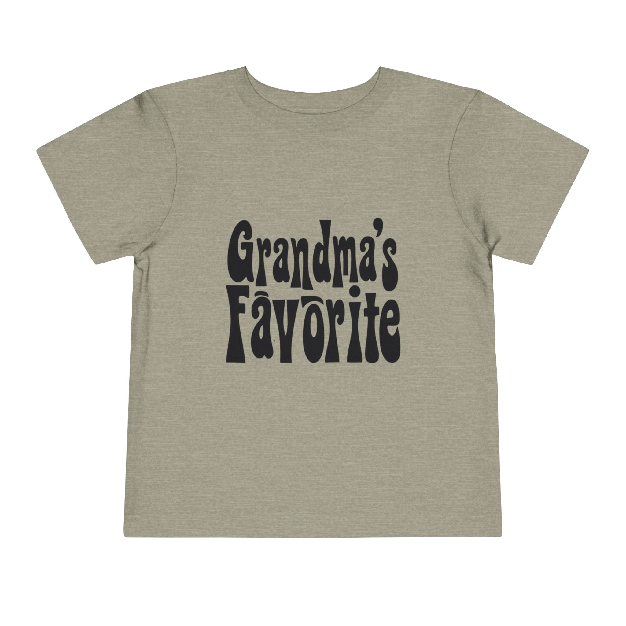 Grandma's Favorite Toddler Tee, Kids Tshirt, Funny Family Shirt, Grandmother Gift, Birthday Present
