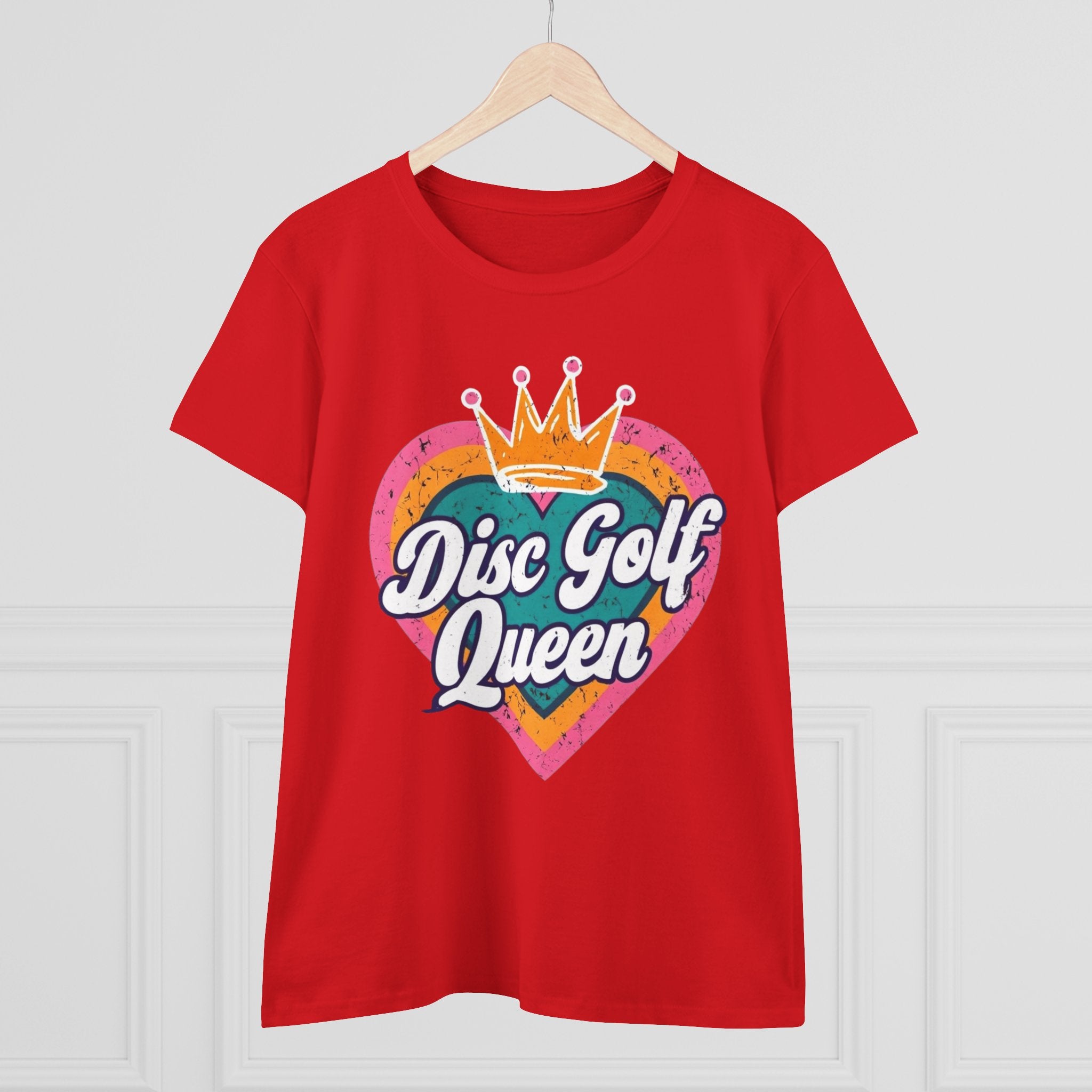 Disc Golf Queen Women's Tee, Fun Disc Golf T-Shirt, Sporty Graphic Tee, Gift for Disc Golf Lovers, Casual Outfit, Summer Wardrobe