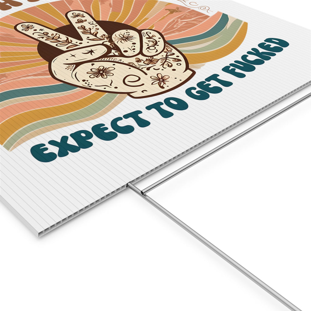 Elect A Rapist Yard Sign, Political Lawn Decor, Activism Sign, Protest Yard Art, Election Campaign Sign