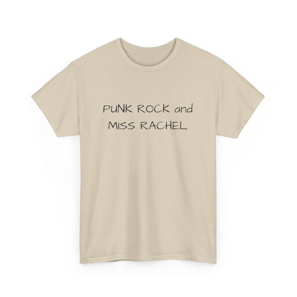 Punk Rock and Miss Rachel Unisex Heavy Cotton Tee