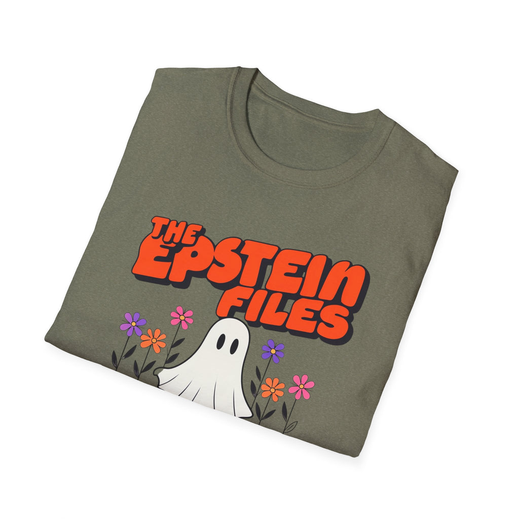 Ghost Political Halloween Unisex T-Shirt, Epstein Files Ghost Anti Trump Tee, Protest Shirt, Funny Political Gift, Conspiracy Theory Tee
