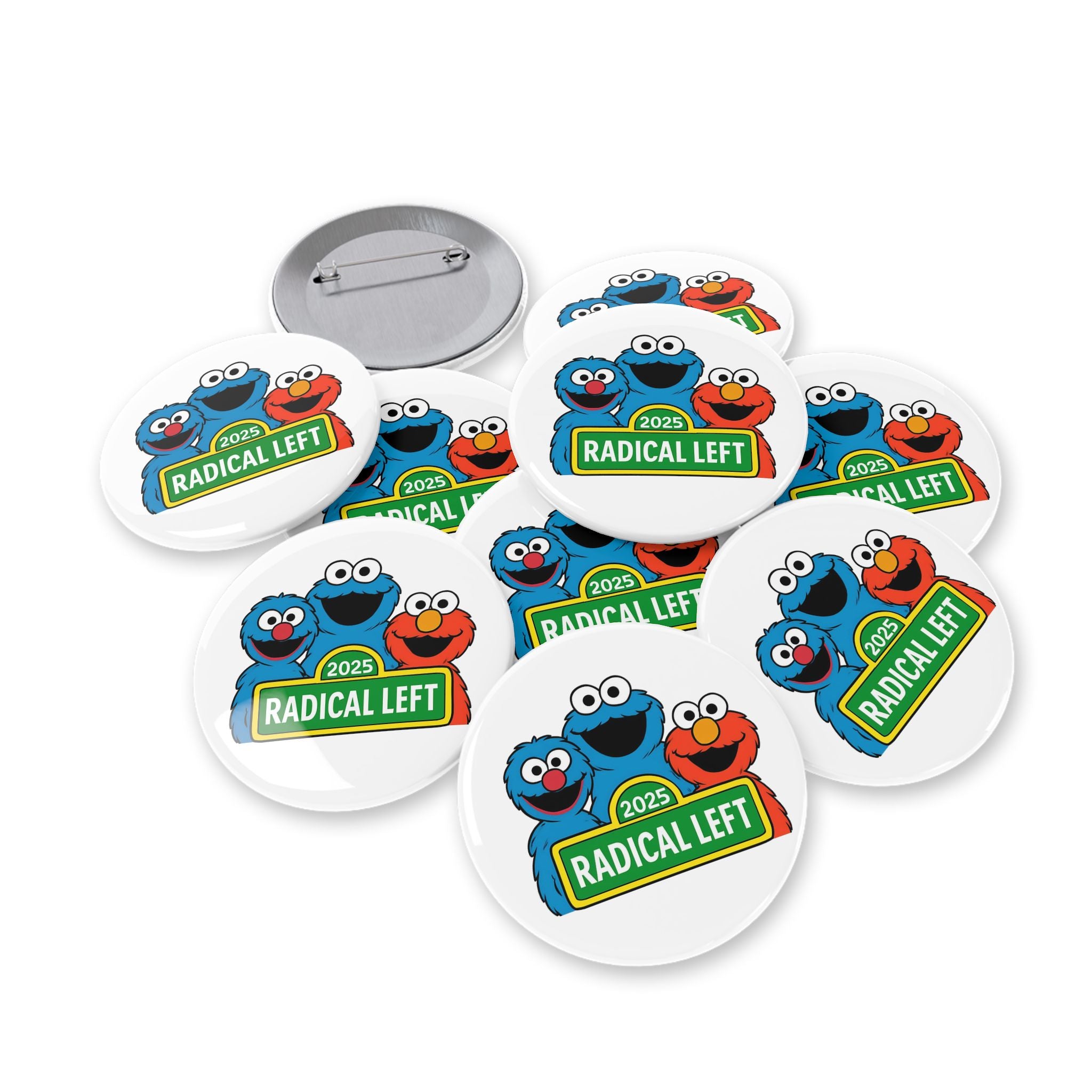 Button Pins, Radical Left Sarcasm Muppets Anti Trump Protest, Activist Lapel Pins, Political Statement Pins, Social Justice Accessories, Pin