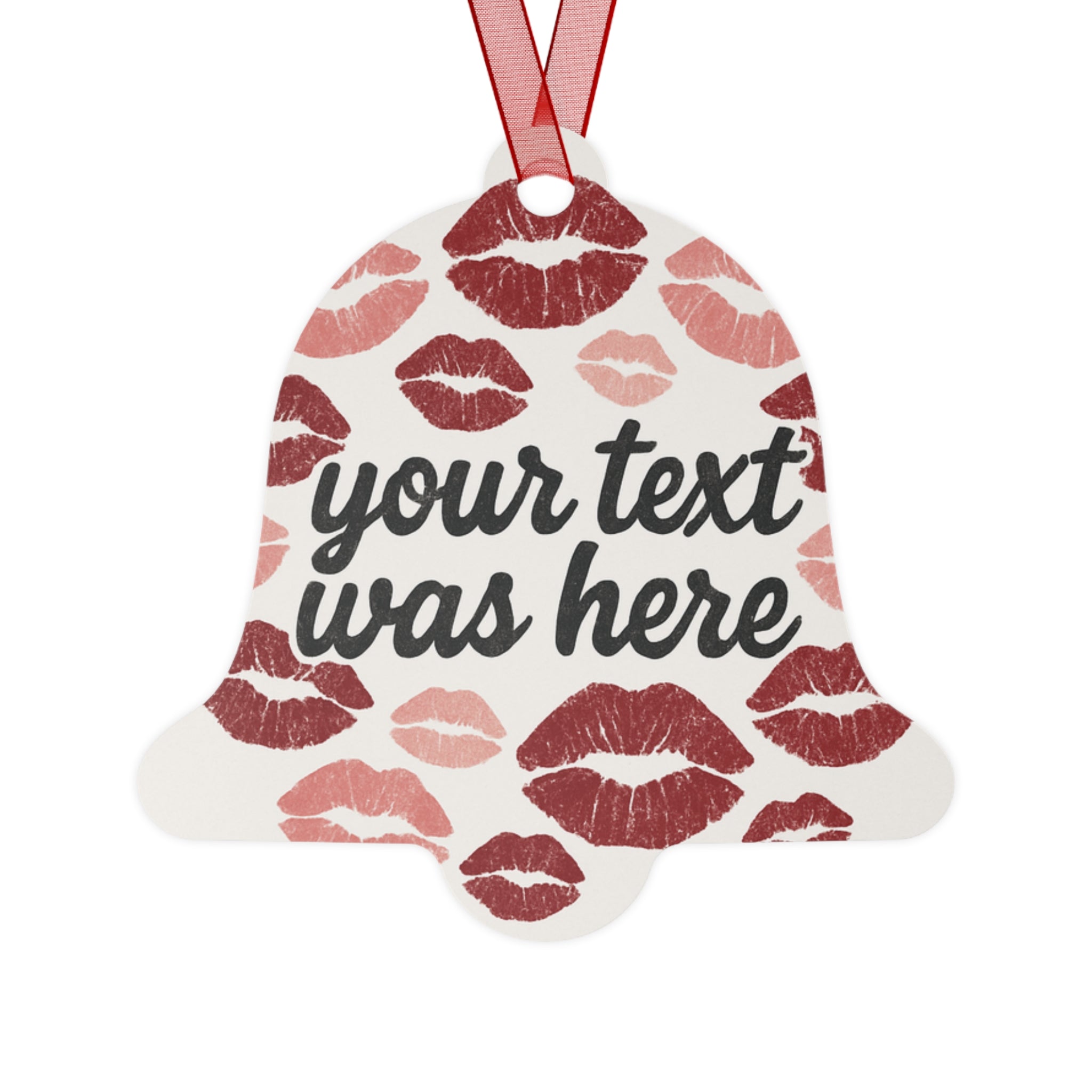 Custom Metal Ornaments personalized to whatever text you would like! Nana was here, Aunty was here. Marry me?