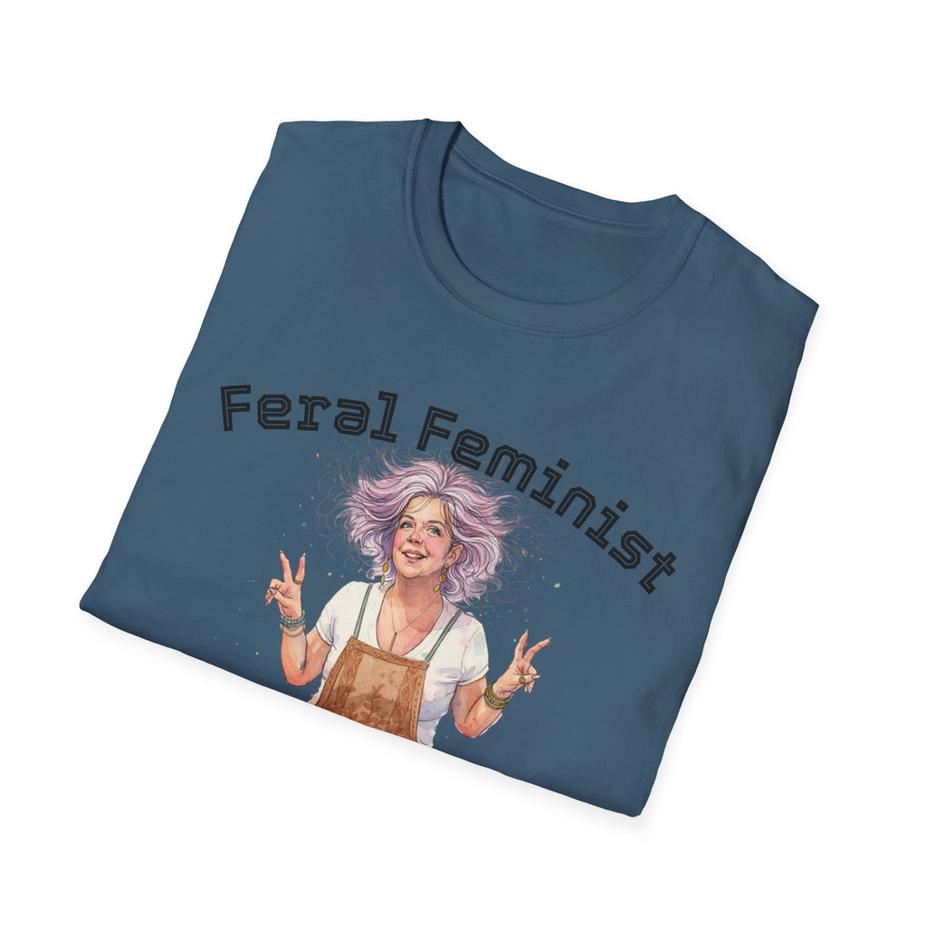Feral Feminist Boho T-Shirt — Hippie Feminist Graphic Tee