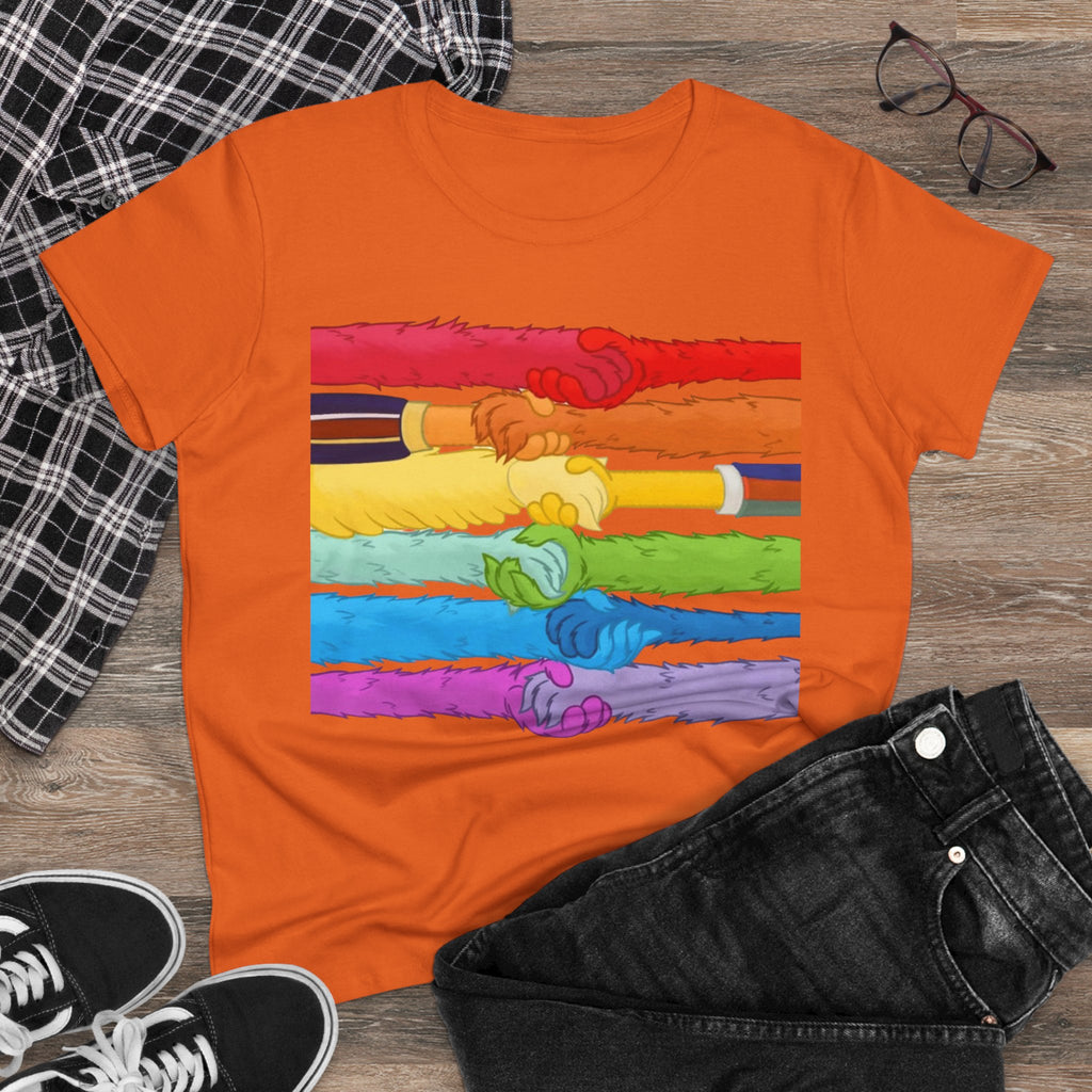Kindness and diversity count! Pride Unity Tee, LGBTQ+ Cotton T-Shirt for Celebrations, Rainbow Design, Equality Shirt,  anti Trump Wear