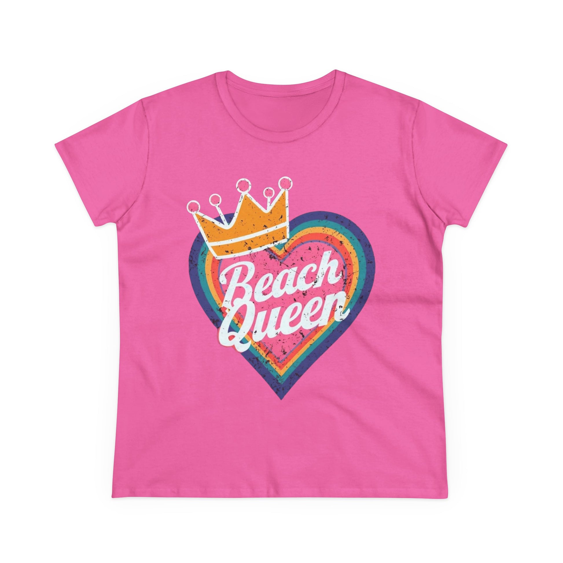 Beach Queen T-Shirt, Summer Vibes Tee, Vacation Shirt, Gift for Beach Lovers, Fun Retro Graphic Tee fun coastal tea for her