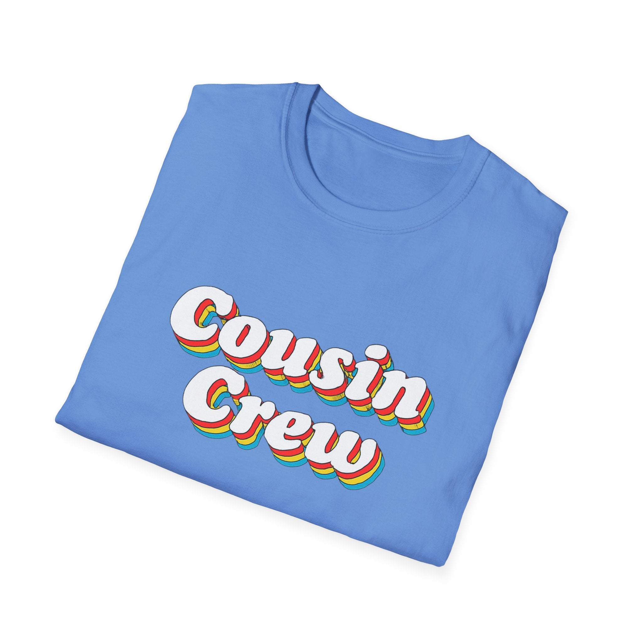 Cousin Crew Unisex T-Shirt - Family Reunion Shirt, Christmas photo gift shirt retro vibe