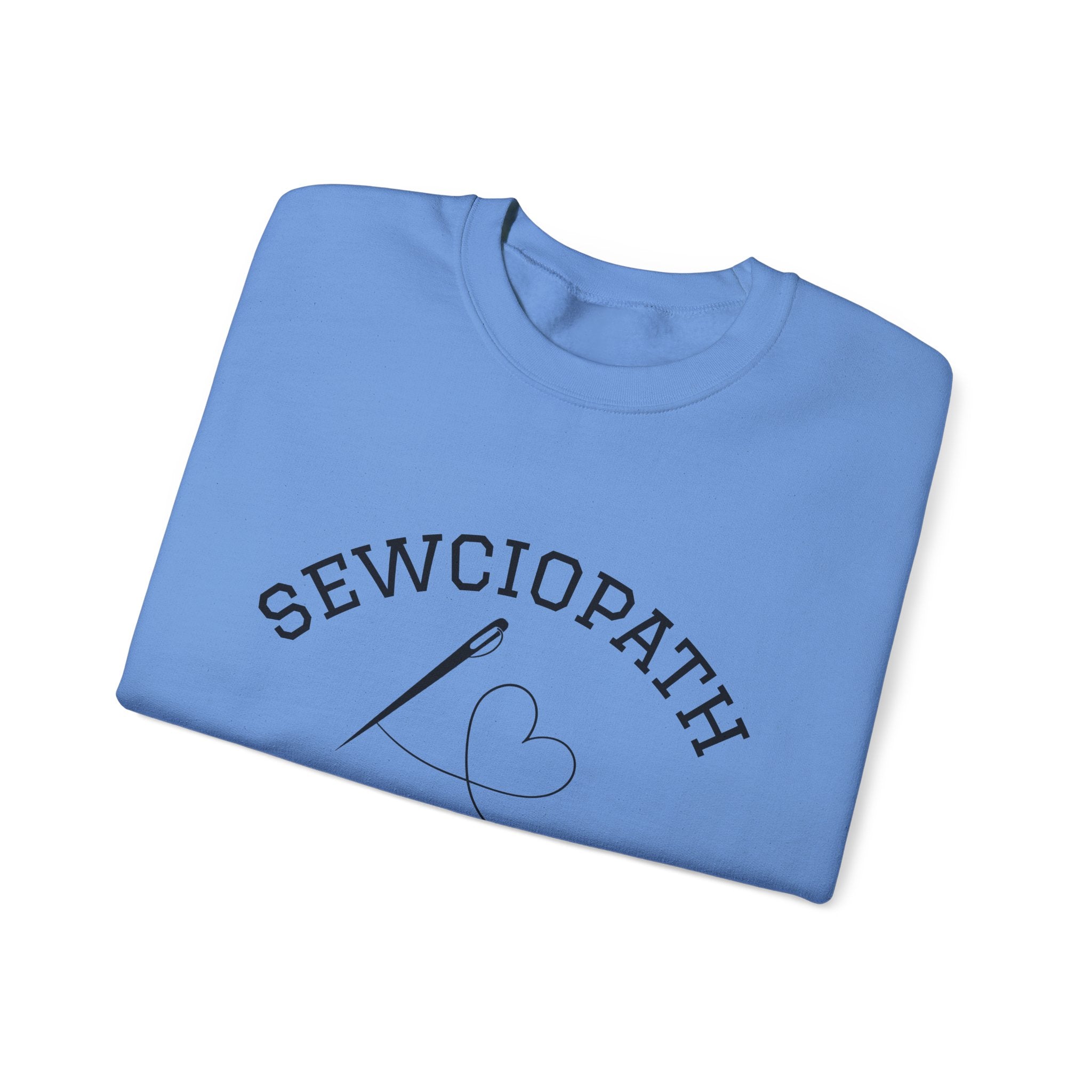 Funny Sewciopath Crewneck Sweatshirt sewing gift