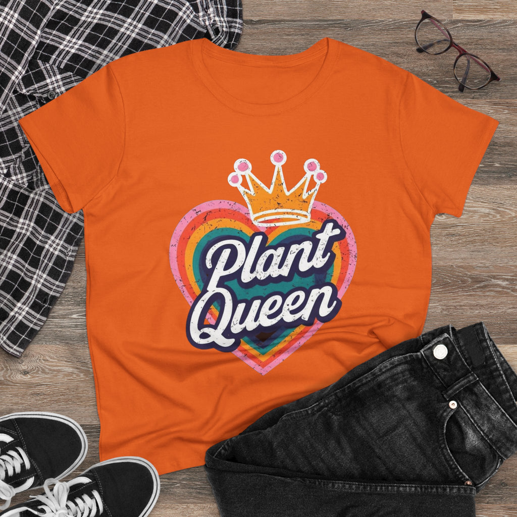 BoHo Plant Queen Women vintage Tee, Gardening Flowers Shirt, Plant Lover Gift, Botanical Graphic Top, Earthy Vibes T-Shirt