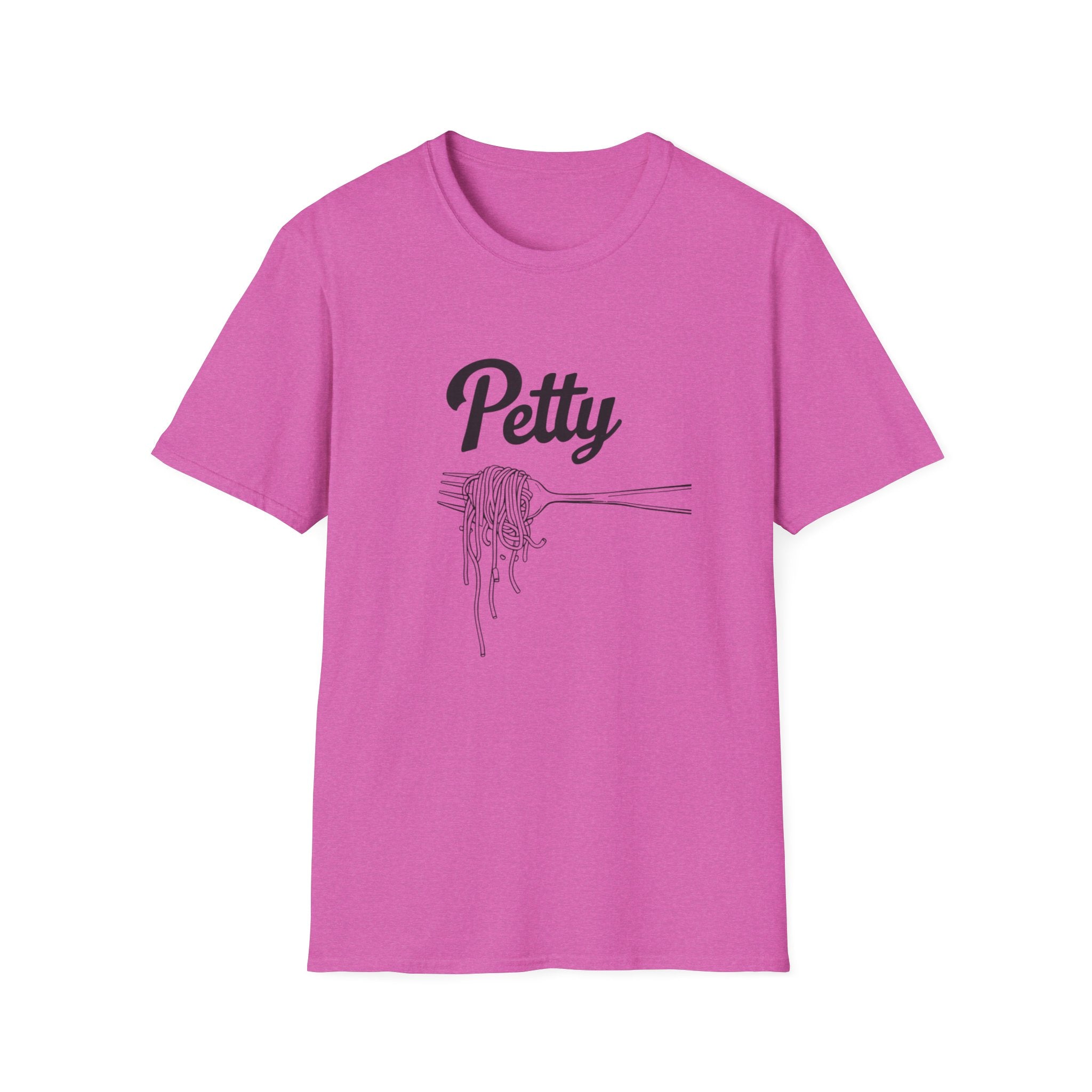 Petty spaghetti Humor Unisex T-Shirt, Funny Graphic Tee, Comfy Casual Wear, Gift for Friends, Quirky Statement Shirt