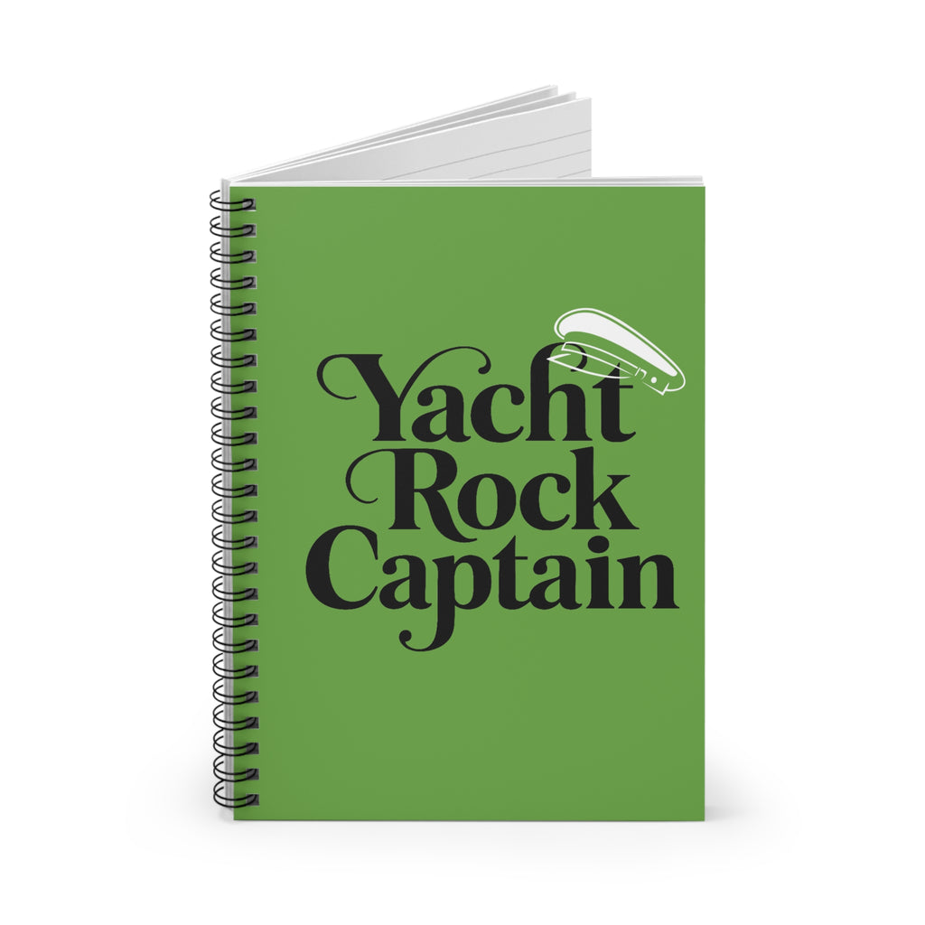 Yacht Rock Spiral Notebook - journal Ruled Line, Perfect for Captains, Gifts for 70s Music Lovers, Journaling, Note-taking, Fun Stationery