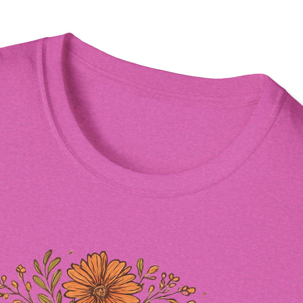 Be Hippy Happy T-Shirt, Boho Tee, Groovy Shirt, Positive Vibes Top, Unisex T Shirt for Men and Women, Be Hippy Be Happy Design