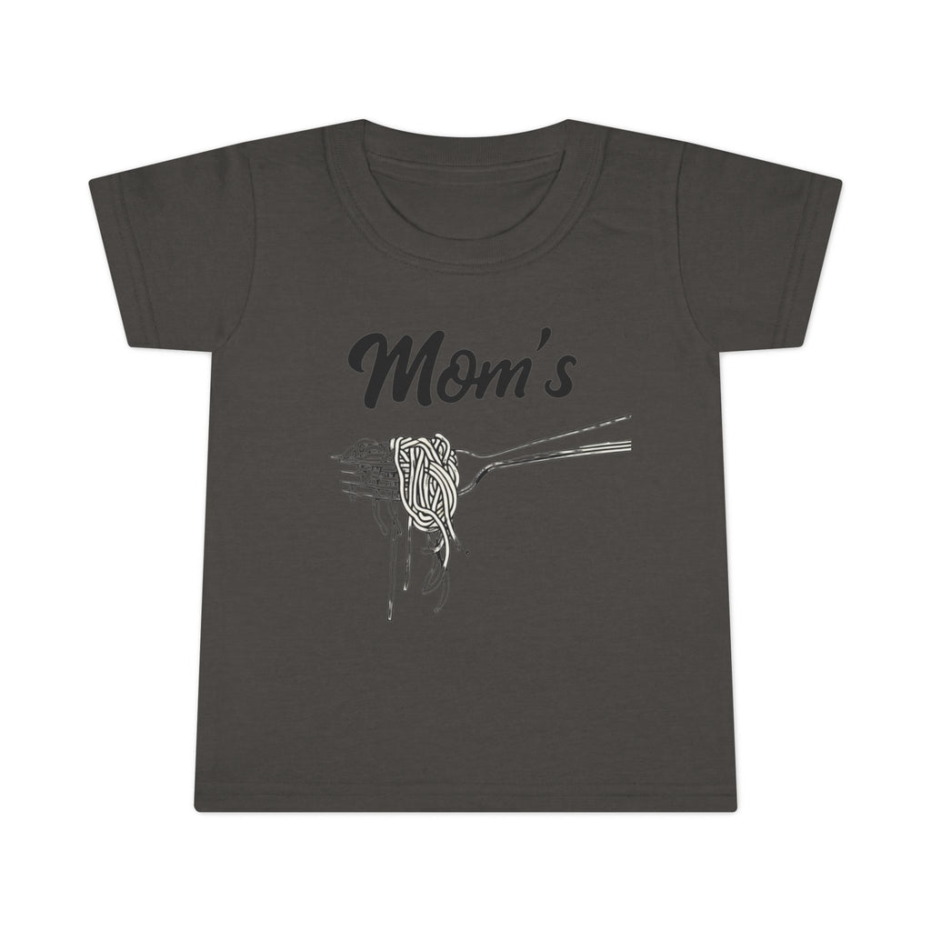 Messy Kid Toddler T-shirt, Mom's Spaghetti Baby Shirt, Fun Kids Clothes, Cute Child Tee, Funny Children's Apparel