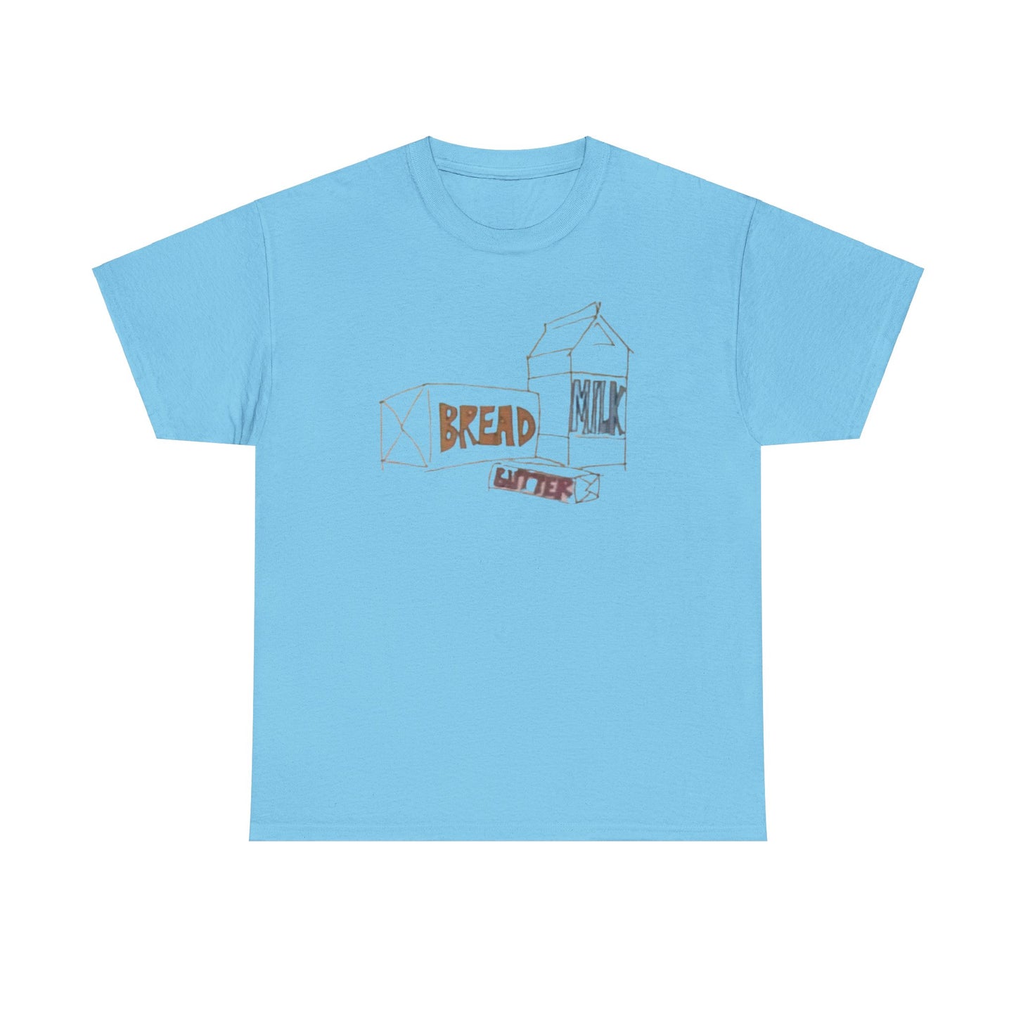 Bread Milk Butter Unisex Heavy Cotton Tee