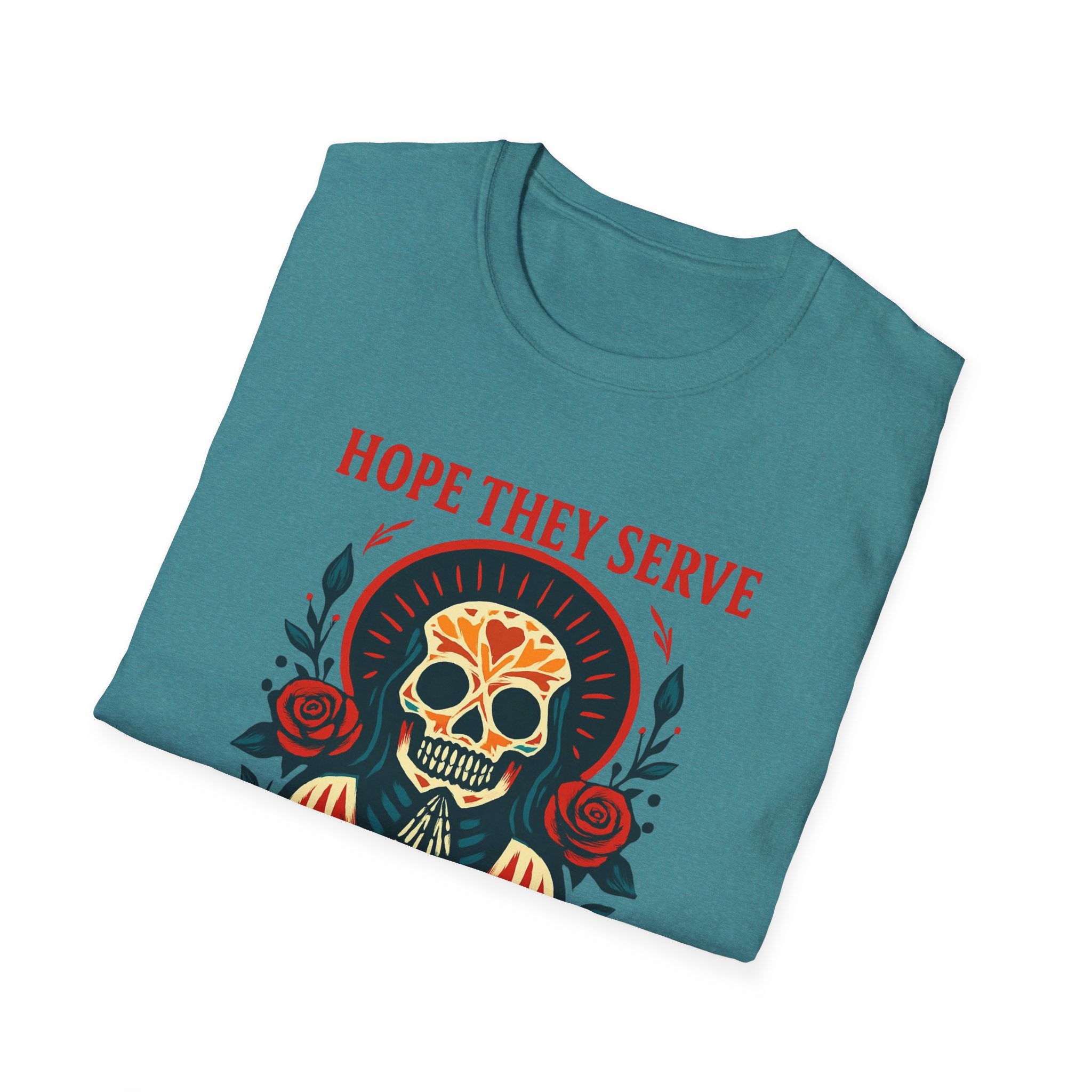 Skull T-Shirt, Funny Taco Lover Gift, Unisex Tee Hope they sell tacos in Hell.