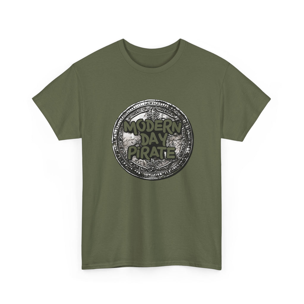 Metal Detecting Pirate Unisex Tee, History Buffs Coin Collector Shirt, Adventure T-Shirt, Pirate Lover Gift, Treasure Hunter Top