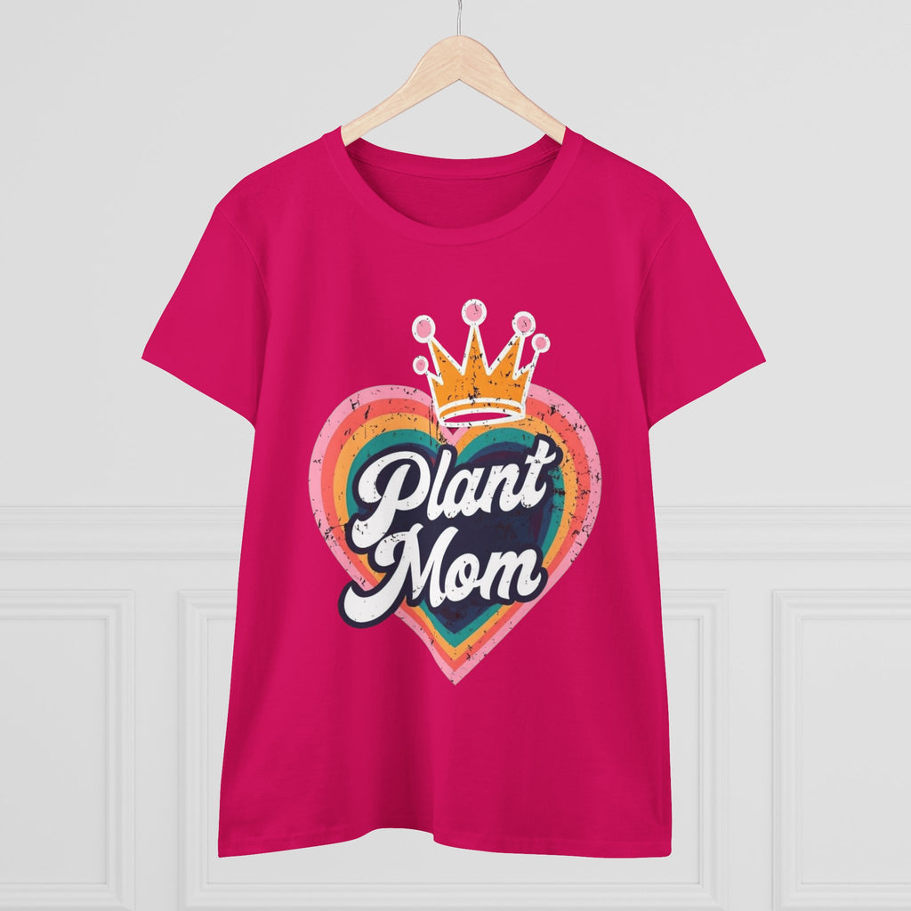 Plant Mom Cotton Tee - Perfect Gift for Plant Lovers, Women's Graphic Shirt, Casual Wear, Eco-Friendly Fashion, Birthday Gift garden