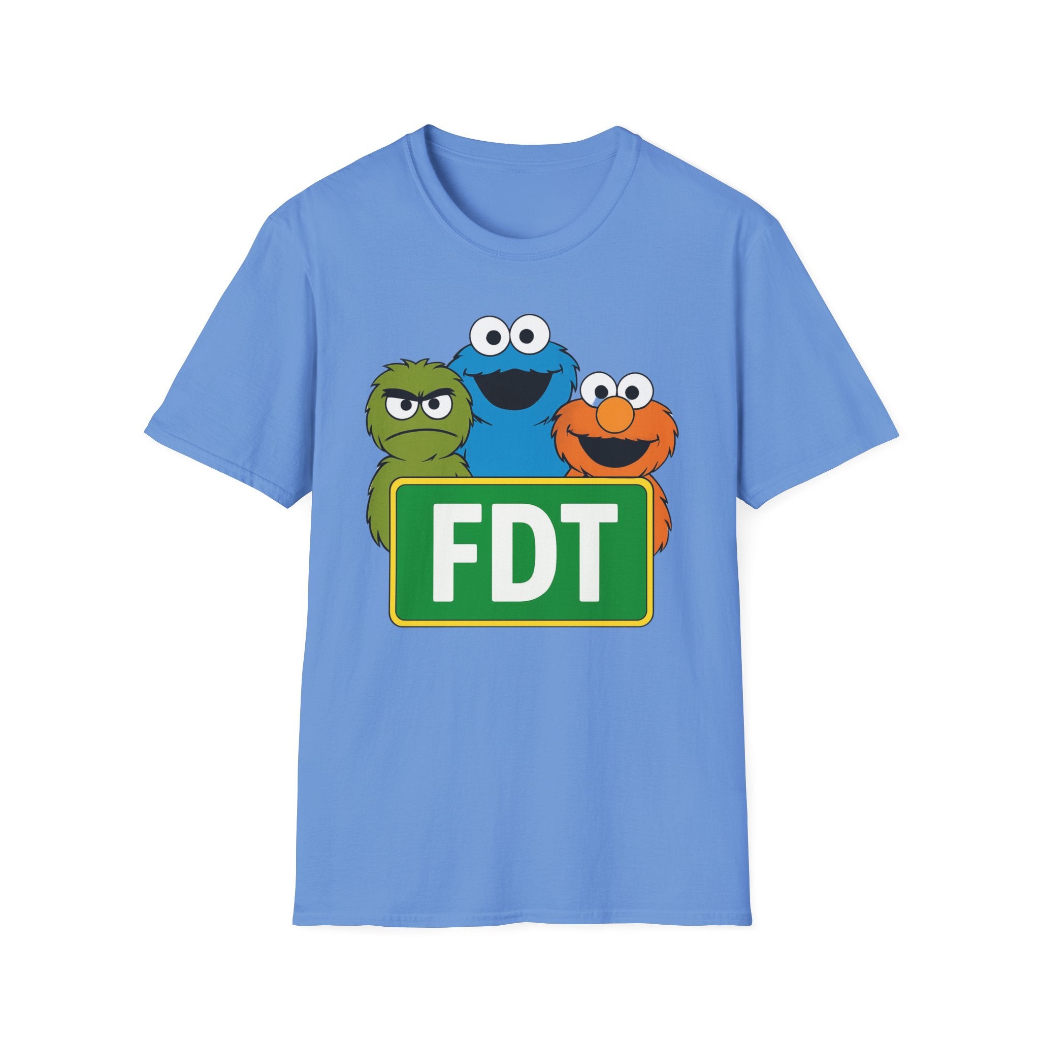 FDT Funny Unisex T-Shirt, Anti Trump Political Humor, Nostalgic Puppets, Kindness, Diversity, Social Justice, Liberal Gift, Funny Political