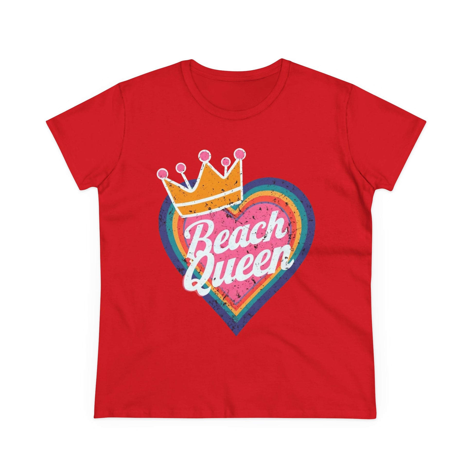 Beach Queen T-Shirt, Summer Vibes Tee, Vacation Shirt, Gift for Beach Lovers, Fun Retro Graphic Tee fun coastal tea for her