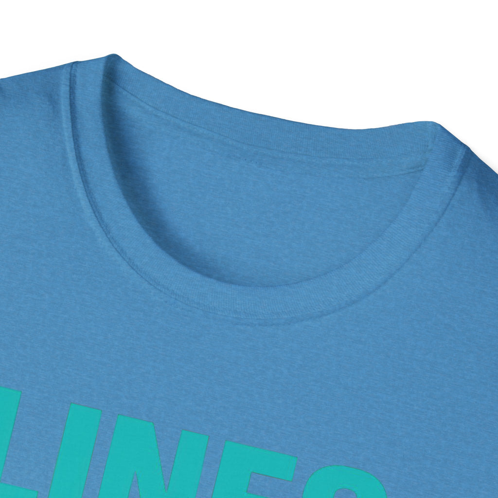 Relaxing Lines cast worries gone T-Shirt - Unisex Softstyle Tee, Casual Wear, Gift for Fishermen, Summer Vibes, Relaxation Shirt