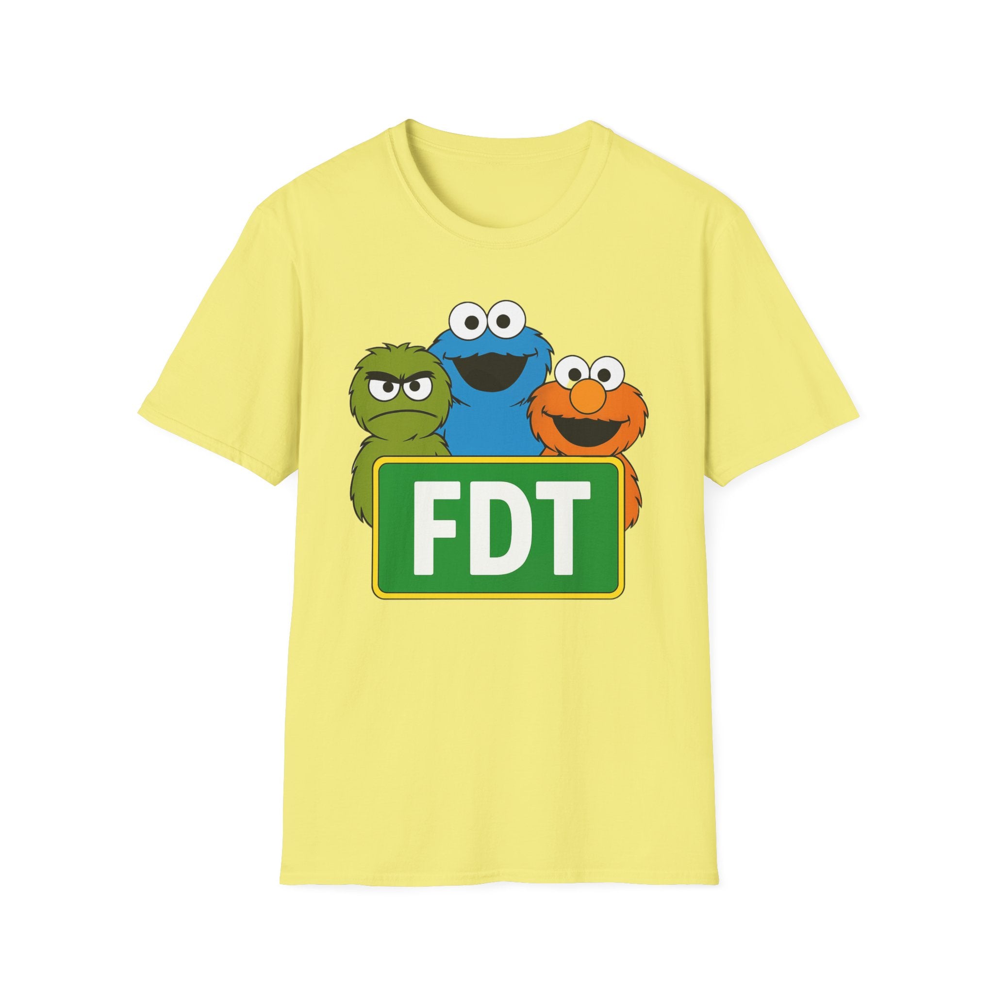 FDT Funny Unisex T-Shirt, Anti Trump Political Humor, Nostalgic Puppets, Kindness, Diversity, Social Justice, Liberal Gift, Funny Political