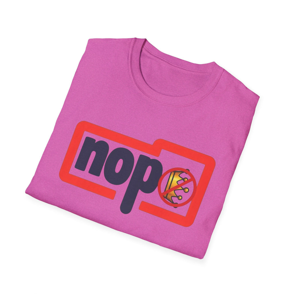 Unisex T-Shirt Nope No Kings Anti Trump Activists Gift Crown unisex