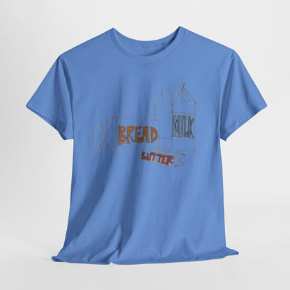 Bread Milk Butter Unisex Heavy Cotton Tee