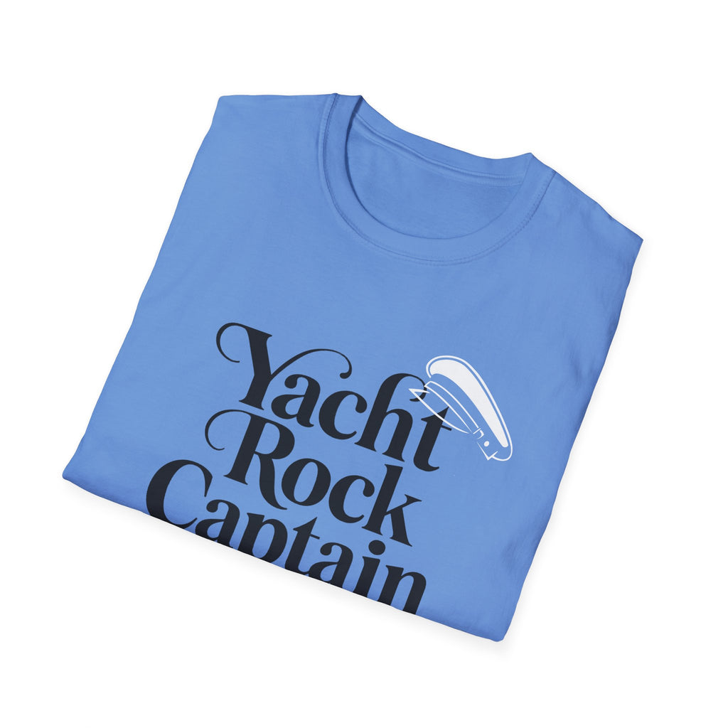 Yacht Rock Captain gift T-Shirt, Retro 70s Music Tee, Vintage Sailboat Shirt, Nautical Captain Top, Boating Apparel, Yachting Gift Unisex