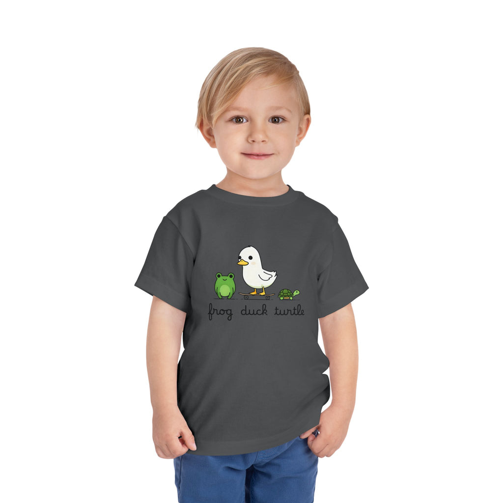 FDT Protest Human Rights Frog Duck Turtle Design - Kids Activism Shirt, Social Justice Top, Youth Equality Tee, Protest Animal