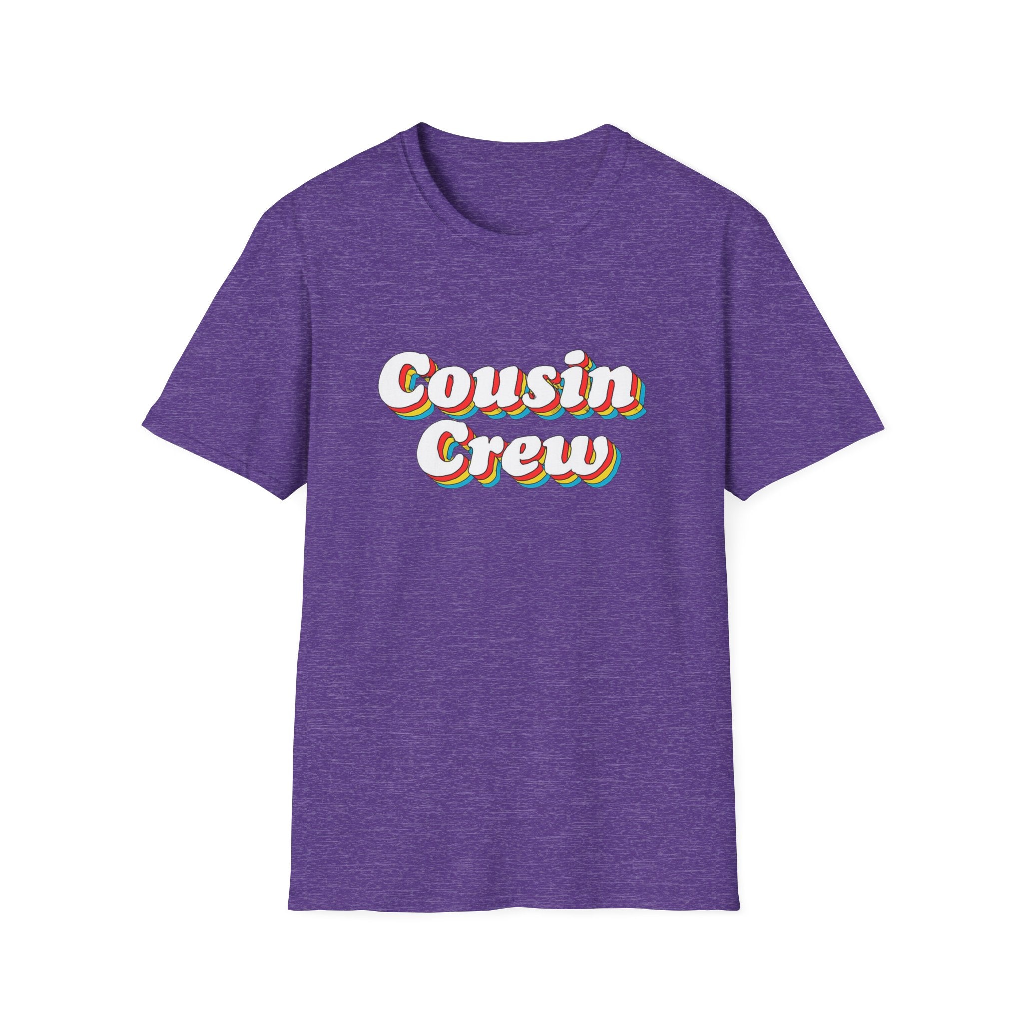 Cousin Crew Unisex T-Shirt - Family Reunion Shirt, Christmas photo gift shirt retro vibe