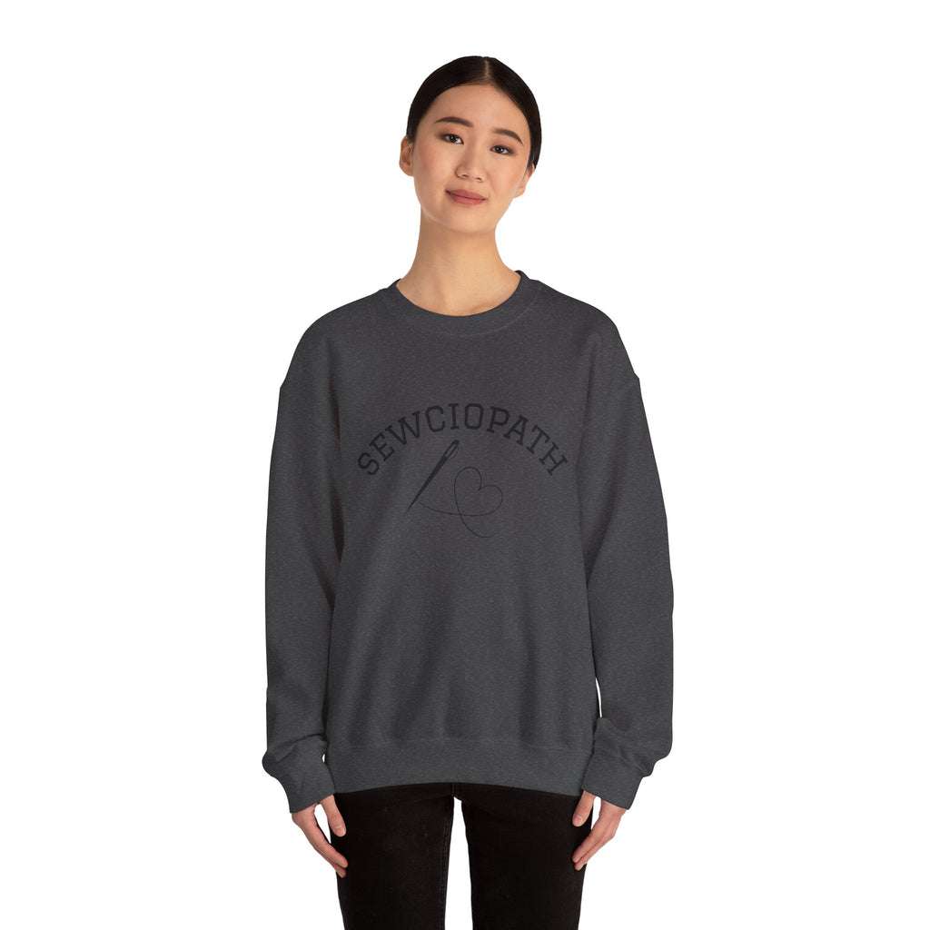 Funny Sewciopath Crewneck Sweatshirt sewing gift