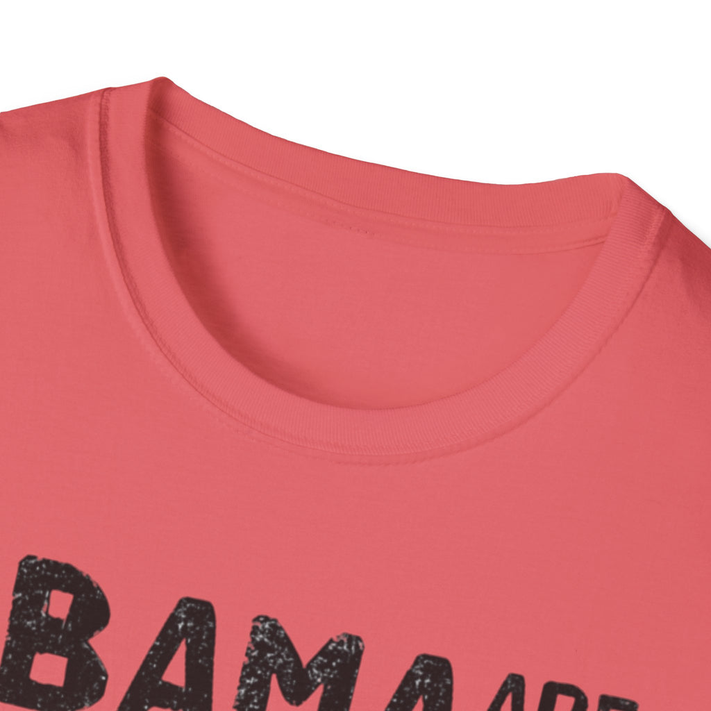 Obama are you coming home? Funny Political T-Shirt, Unisex Softstyle Tee, Humorous Gift. Quirky Apparel, Casual Wear