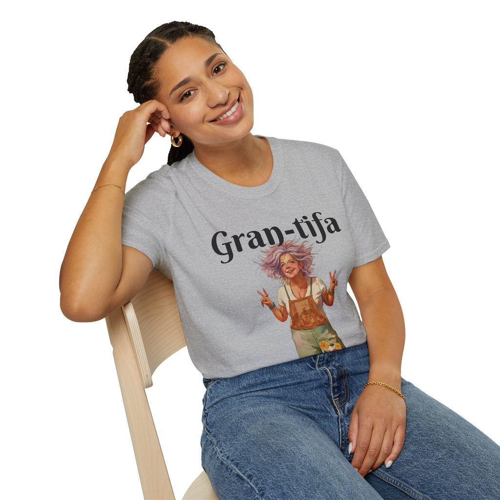 Gran-tifa Anti-Fascist T-Shirt — Political Activist Tee Grandma gift