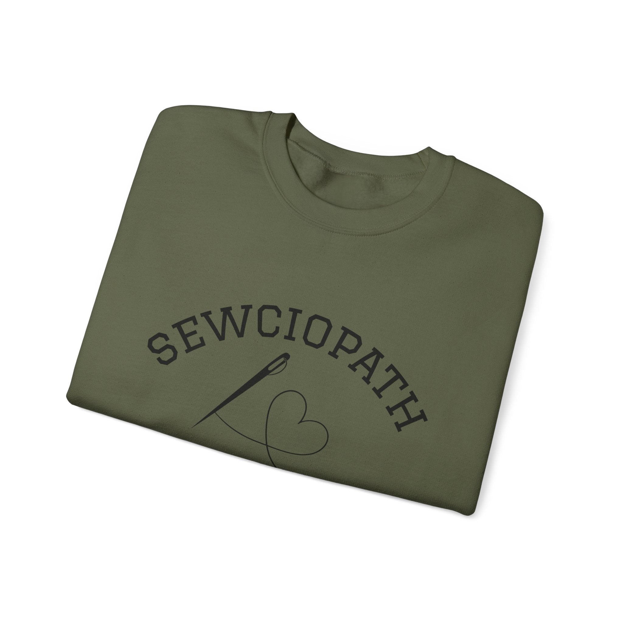 Funny Sewciopath Crewneck Sweatshirt sewing gift