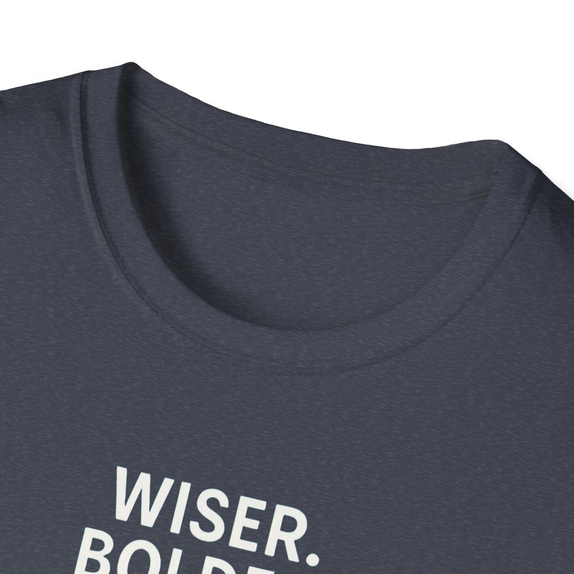 Menopause Transformation Unisex Softstyle T-Shirt, Wiser Bolder Hotter Literally, Hot Flash Tee, Gift for Women, Funny Menopausal Shirt