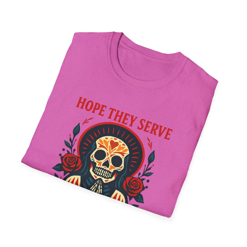 Skull T-Shirt, Funny Taco Lover Gift, Unisex Tee Hope they sell tacos in Hell.