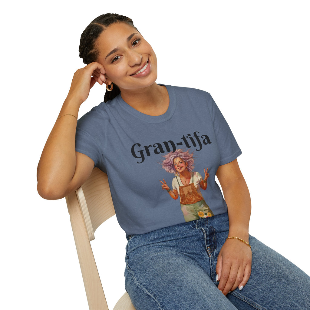 Gran-tifa Anti-Fascist T-Shirt — Political Activist Tee Grandma gift